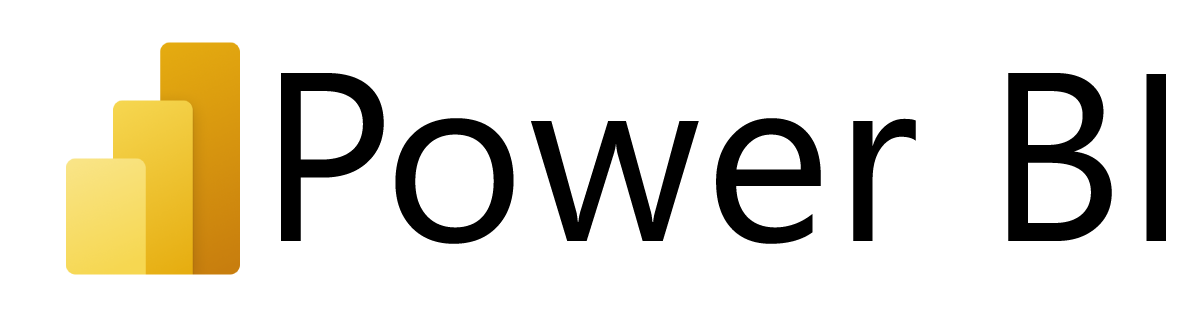Power BI logo color horizontal