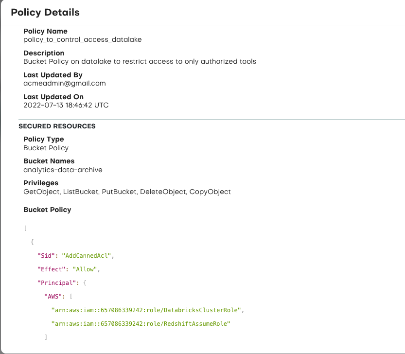 S3 Access Restrictions Details S3 Access Restrictions Details